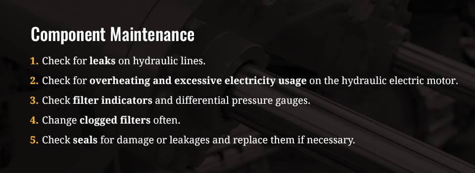 Component Maintenance